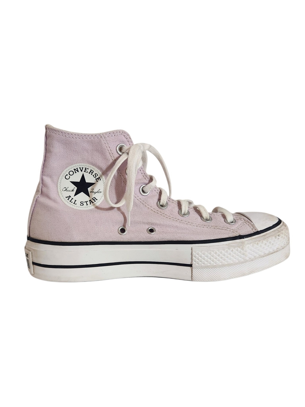 Converse Light Purple High Top Platform Sneakers Size 8